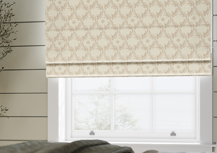 Trellis Prints, Vine and Bloom Romsey Manson - Twist&Fit Roman Blind - Image 5